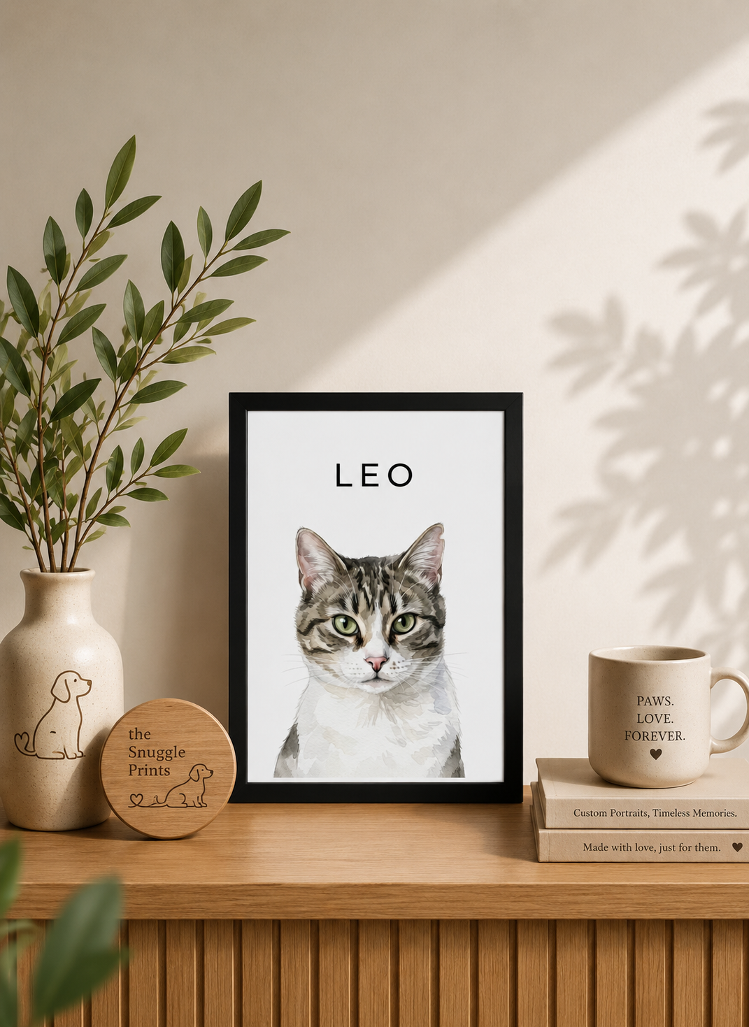 Custom Pet Portrait — A4