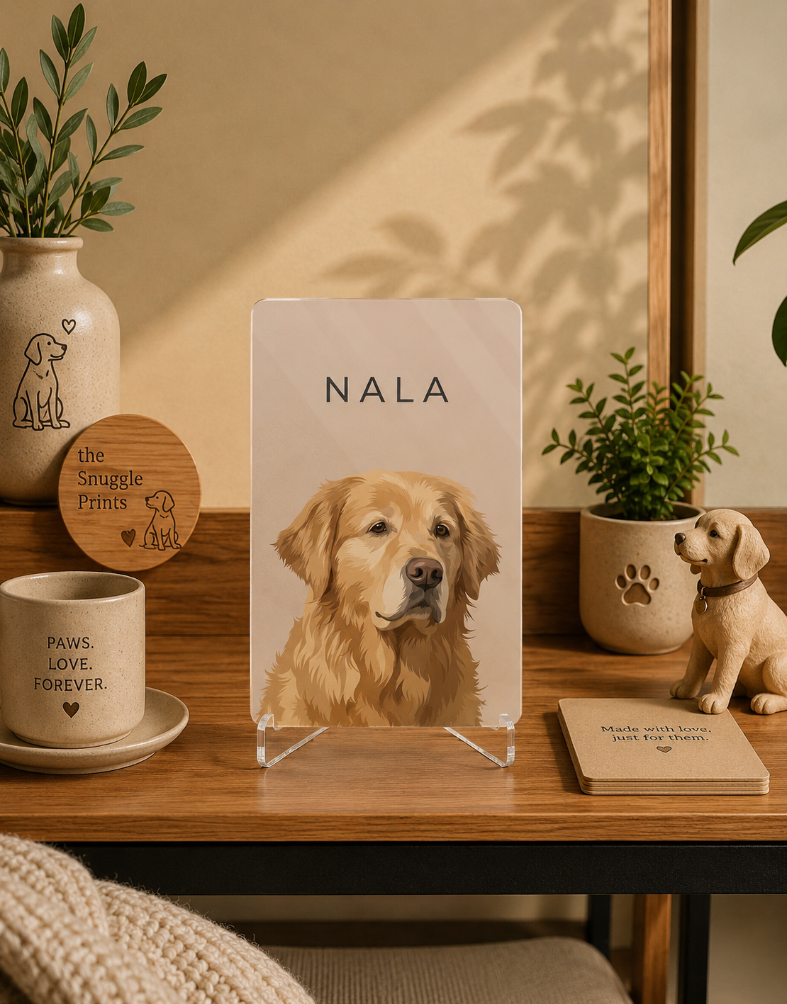 Blush Boutique Illustrated — Acrylic Stand 4 × 6
