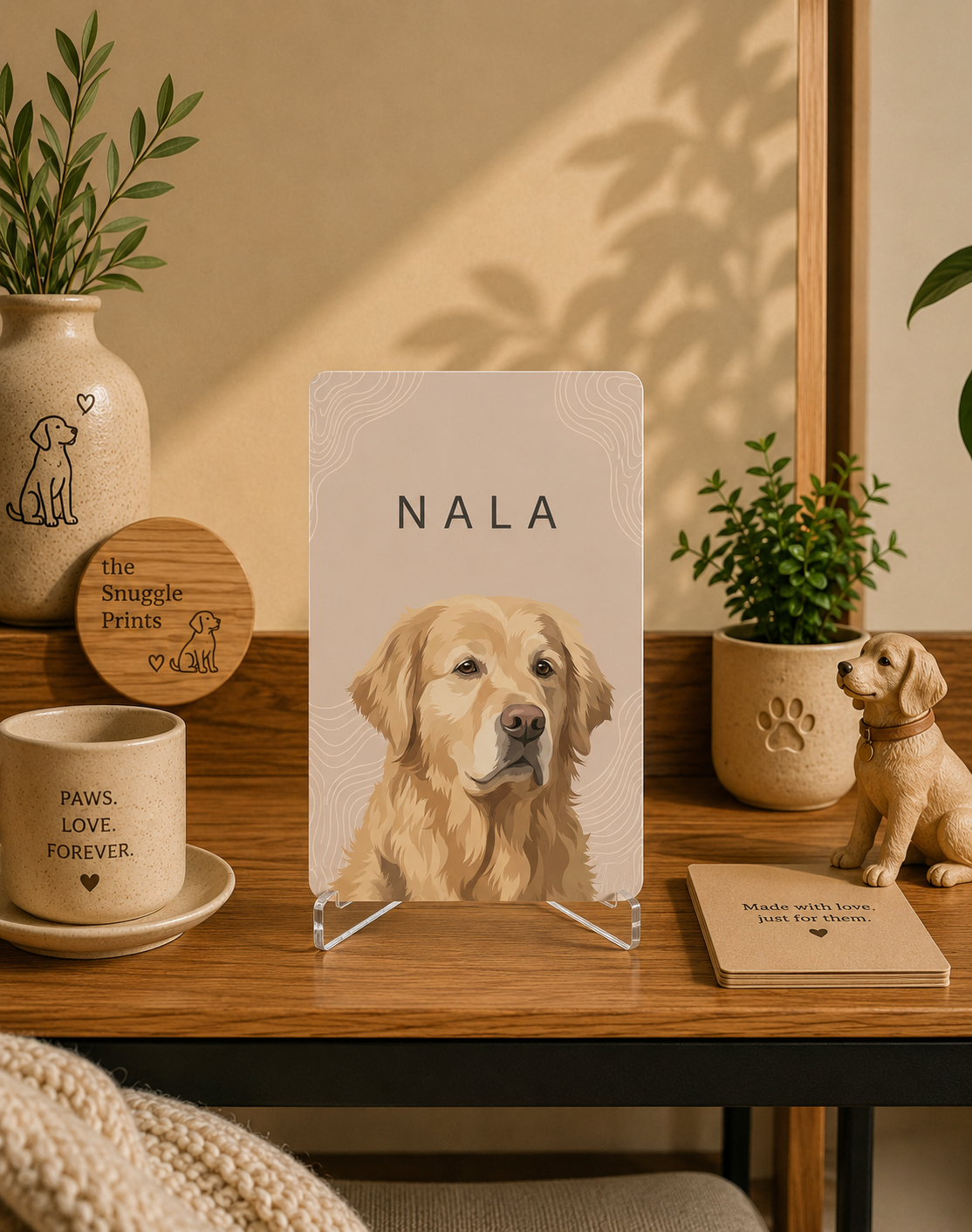 BlushContour Boutique — Acrylic Stand 4 × 6