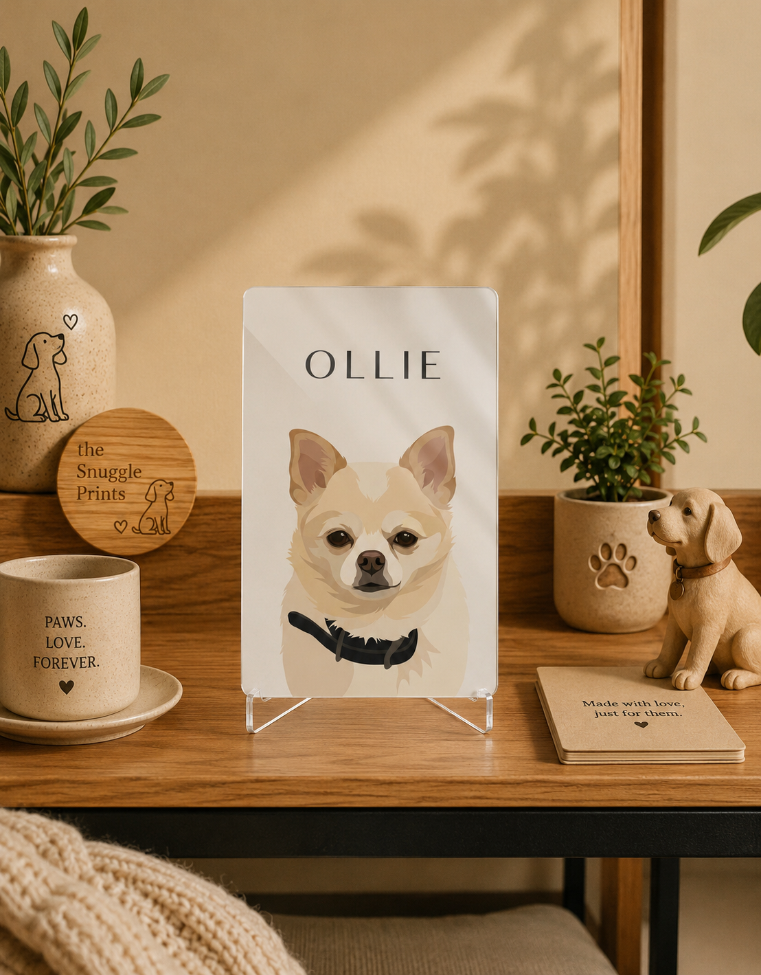 Boutique Illustrated — Acrylic Stand 4 × 6