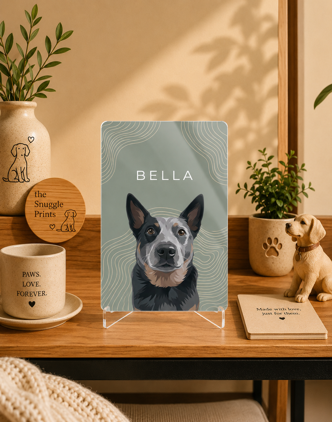 StoneLeaf Boutique — Acrylic Stand 4 × 6