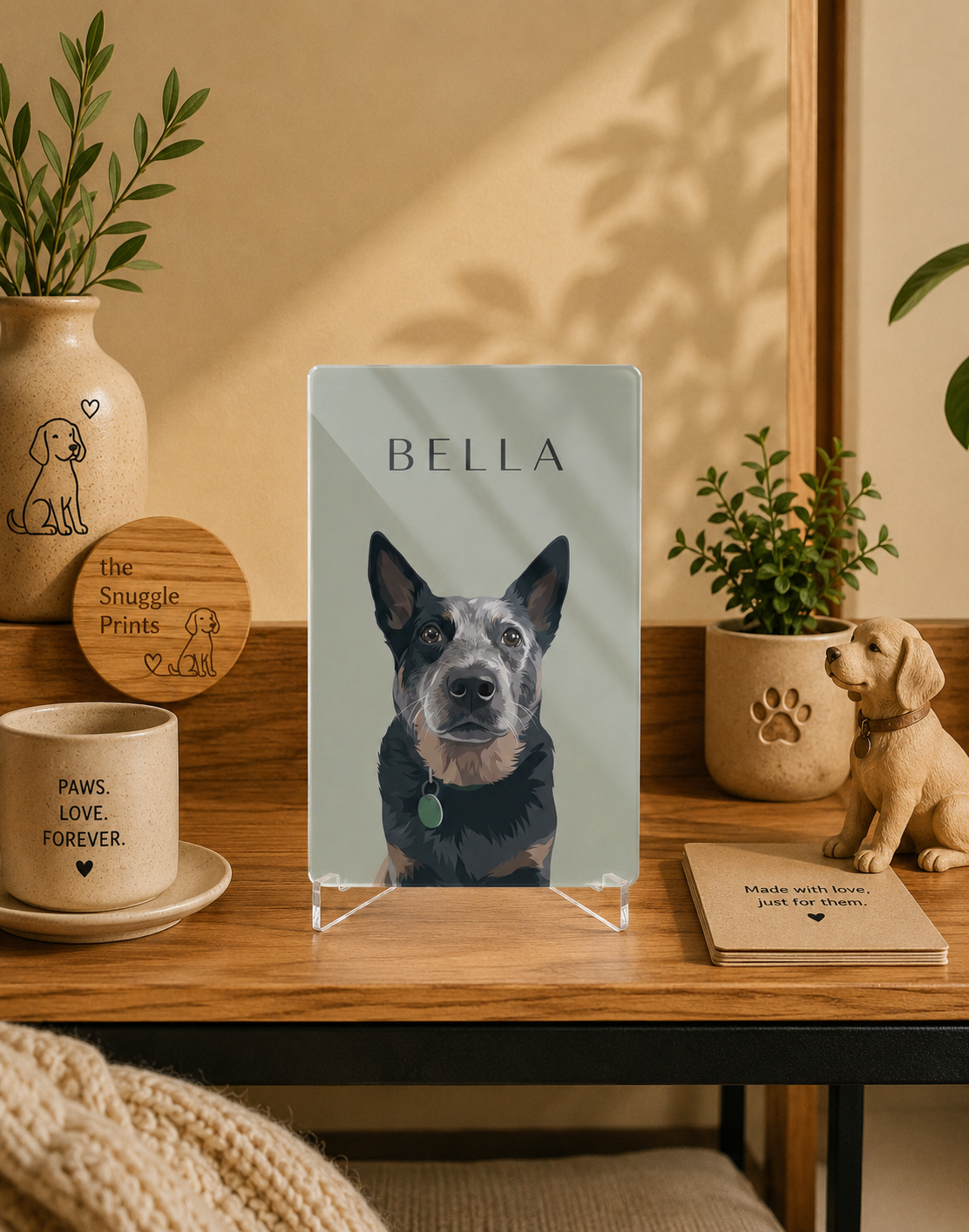 Stoneleaf Boutique Illustrated — Acrylic Stand 4 × 6