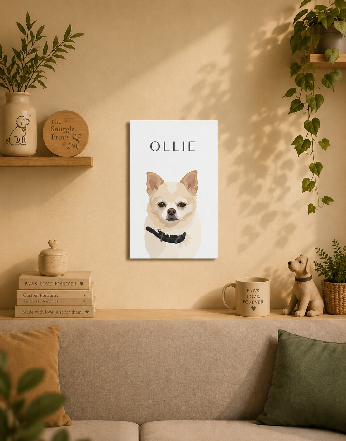 Boutique Illustrated — Canvas 8 × 12
