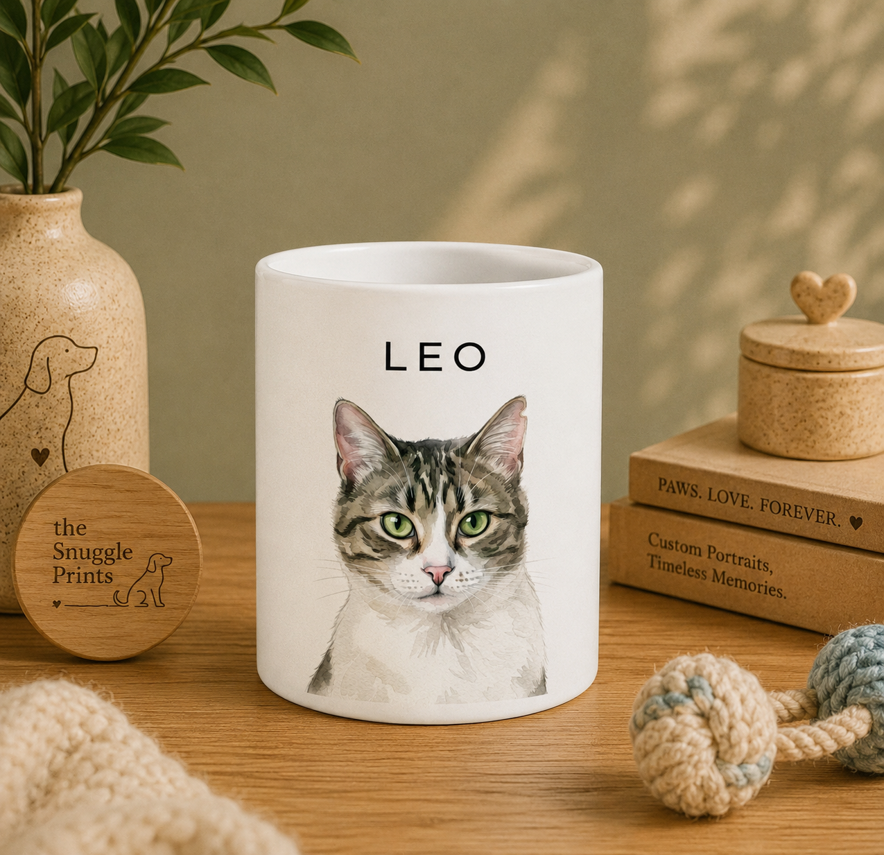 Custom Pet Portrait — Coffee Mug 11 oz